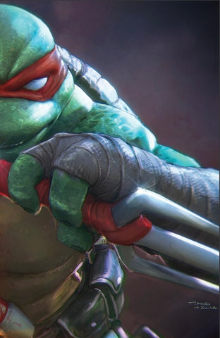 TEENAGE MUTANT NINJA TURTLES #10 TIAGO DA SILVA 616 Virgin Connecting Variant B LTD 750