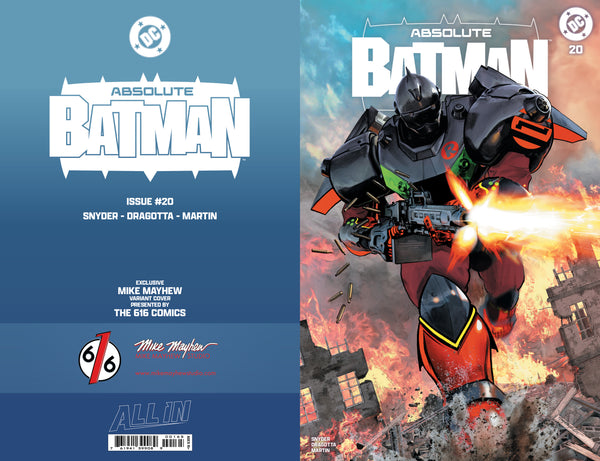 ABSOLUTE BATMAN #20 MIKE MAYHEW 616 Variant A & DRAGOTTA Cvr A Set LTD 3000