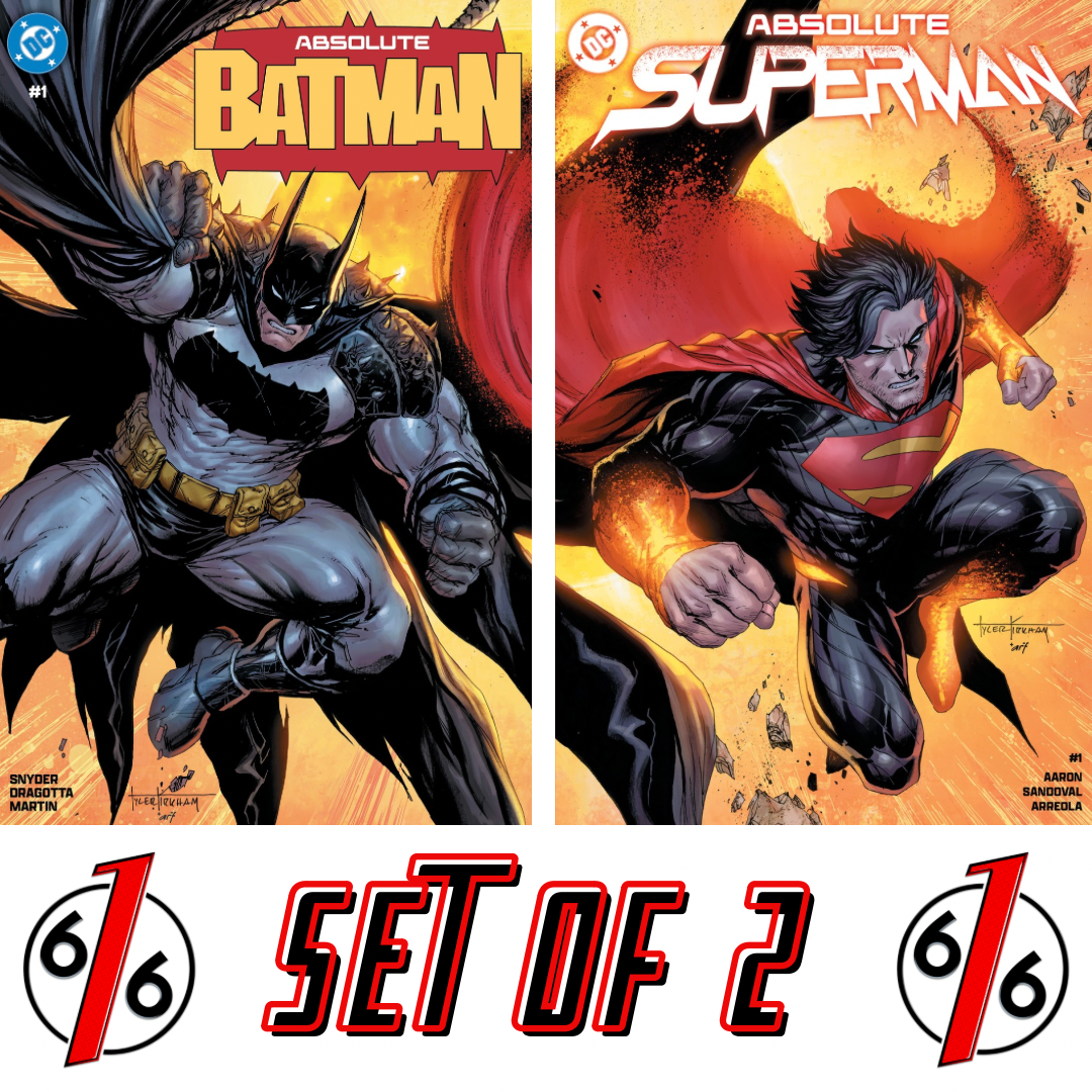 ABSOLUTE BATMAN & SUPERMAN 1 TYLER KIRKHAM 616 Variant Set LTD 3000 ...