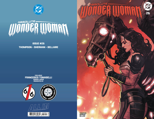 ABSOLUTE WONDER WOMAN #26 FRANCESCO TOMASELLI 616 COMICS Trade Dress Variant A LTD 3000