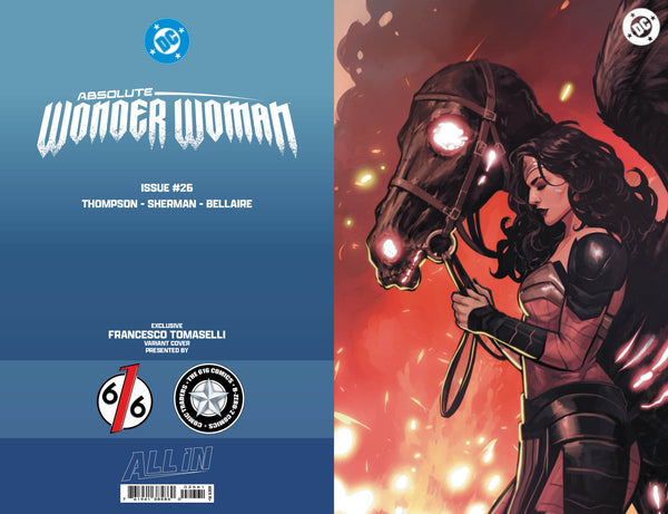 ABSOLUTE WONDER WOMAN #26 FRANCESCO TOMASELLI 616 COMICS Trade Dress & Virgin Variant AB Set LTD 1000