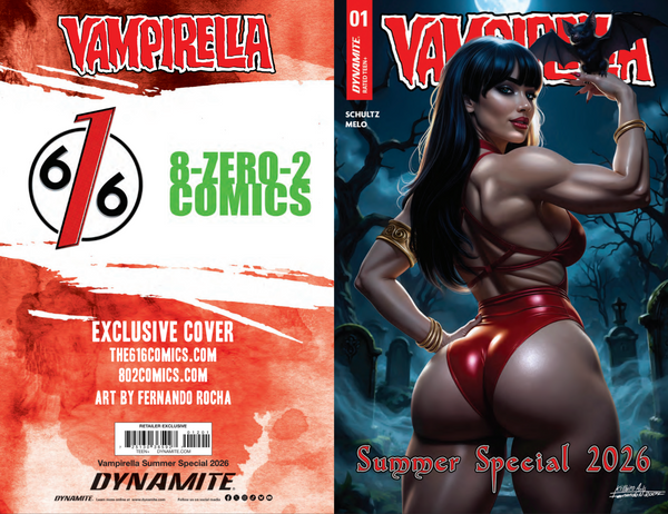 VAMPIRELLA SUMMER SPECIAL 2026 #1 FERNANDO ROCHA 616 COMICS Trade Dress Variant A LTD 500
