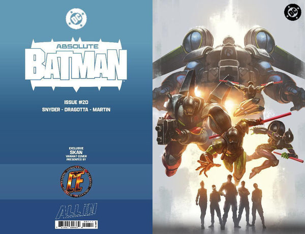 ABSOLUTE BATMAN #20 SKAN Trade Dress & Virgin Variant AB Set LTD 1000