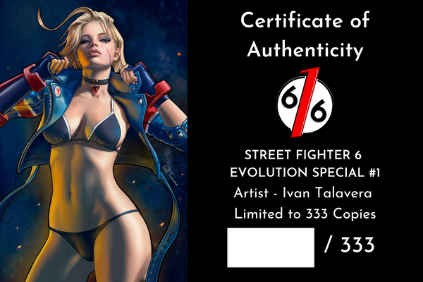 STREET FIGHTER 6 EVOLUTION SPECIAL #1 TALAVERA Virgin Bikini Variant B LTD 333 COA