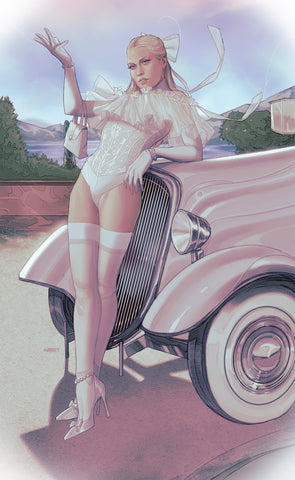 EMMA FROST WHITE QUEEN #1 JOSHUA SWAY SWABY 1:100 Virgin Ratio Variant