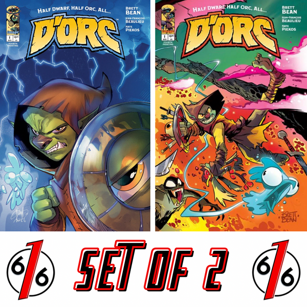 DORC #1 4th PTG MIRKA ANDOLFO 616 COMICS Variant & BRETT BEAN Cvr A Set LTD 500