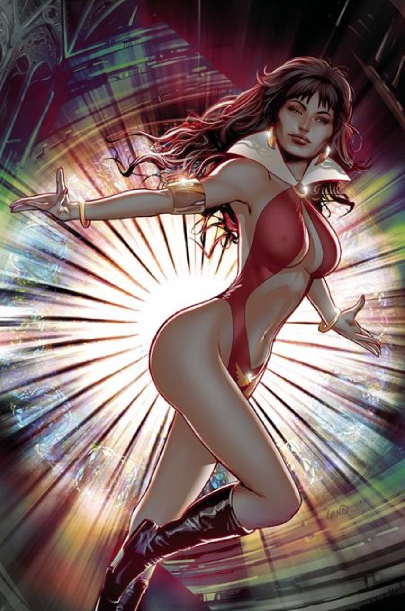 VAMPIRELLA #6 GREG LAND 1:20 Virgin Ratio Variant Cvr N