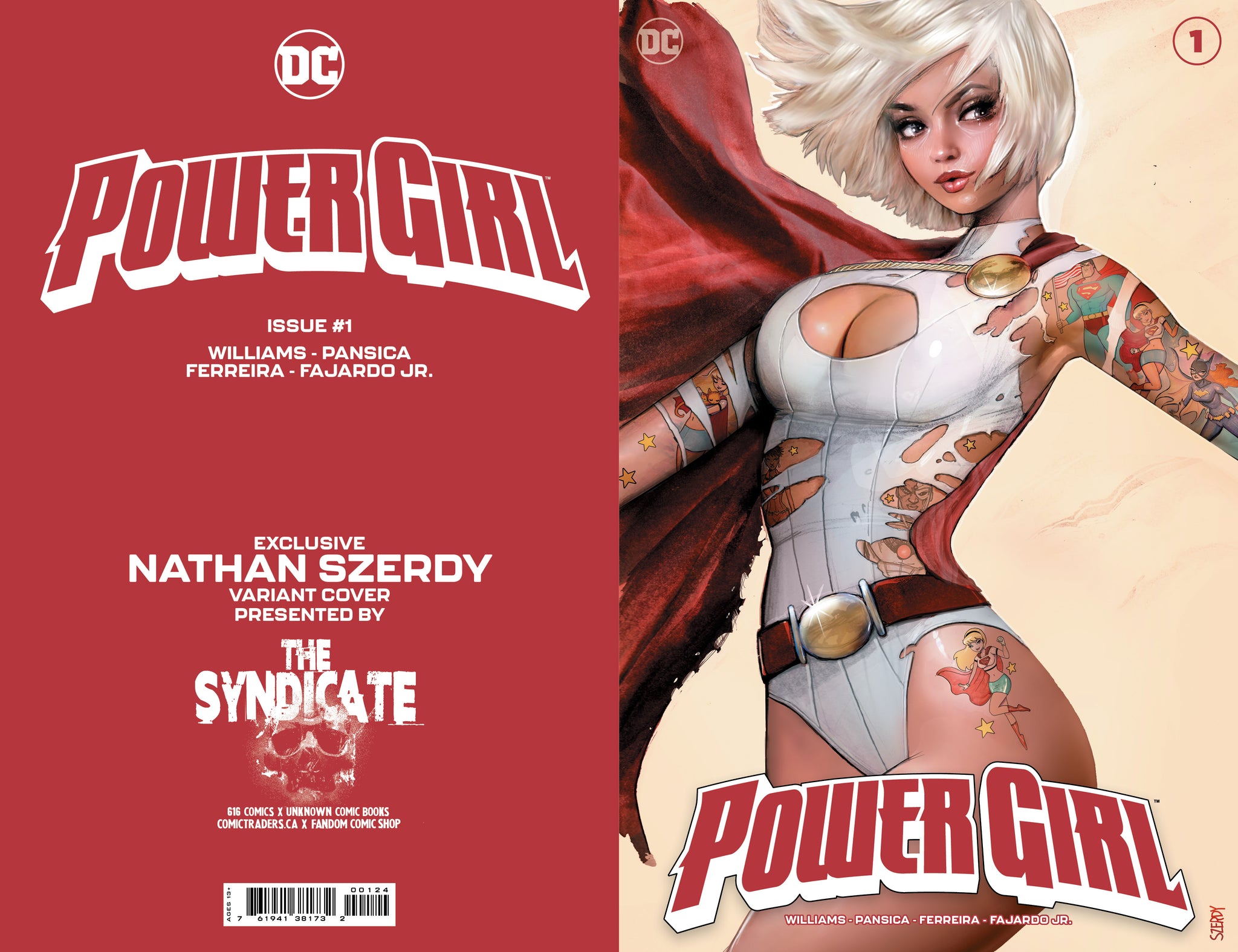 POWER GIRL #1 NATHAN SZERDY (616) EXCLUSIVE VAR (10/11/2023