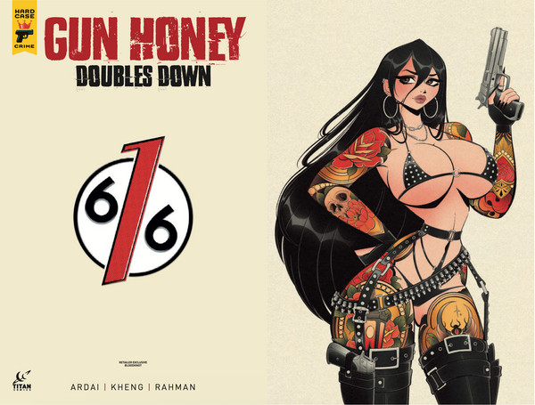 GUN HONEY DOUBLES DOWN #4 BLOODKNOTCOLLECTIVE 616 COMICS Trade Dress & Virgin Variant ABC Set LTD 250