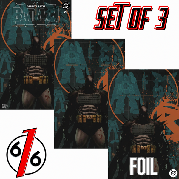 ABSOLUTE BATMAN #20 TIM BRADSTREET Trade Dress & Virgin & FOIL Virgin Variant ABC Set LTD 1000