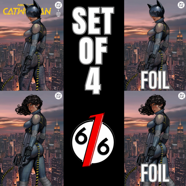 ABSOLUTE CATWOMAN #1 IVAN TALAVERA 616 COMICS Trade Dress & Virgin & FOIL Variant ABCD Set LTD 1000