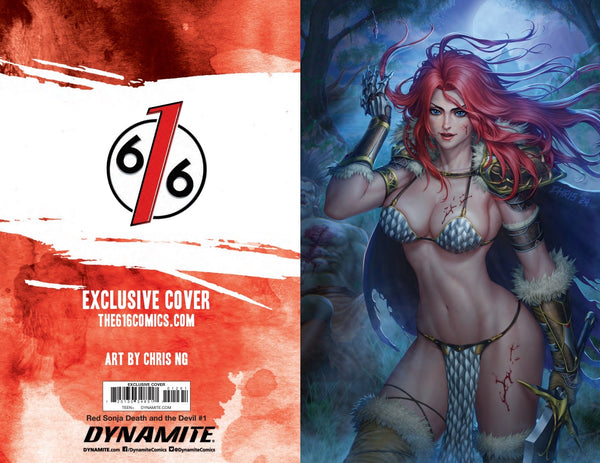 RED SONJA DEATH & THE DEVIL 1 EJIKURE & CHRIS NG 616 Virgin Variant Set LTD 500