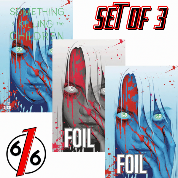 SOMETHING IS KILLING THE CHILDREN #48 ANWITA CITRIYA 616 COMICS Trade Dress & Foil & Spot Foil Variant ABC Set LTD 500