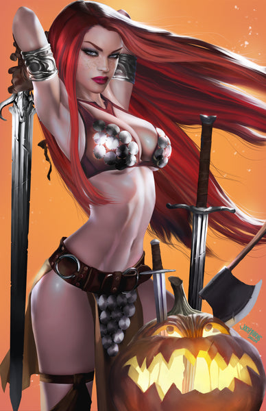 RED SONJA 15 IVAN TALAVERA & JOSH BURNS 616 HALLOWEEN Virgin Variant Set LTD 500