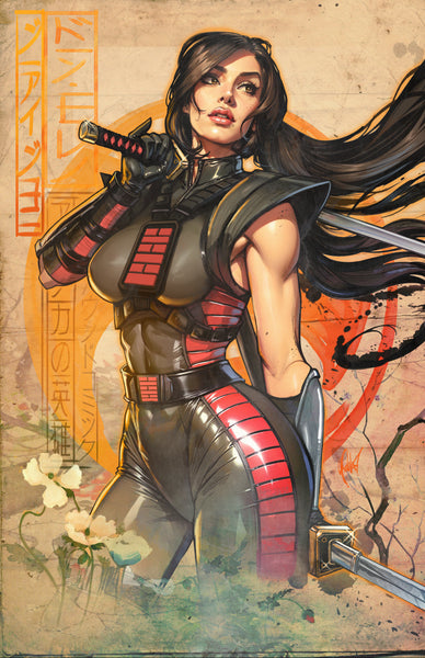 GI JOE REAL AMERICAN HERO #324 CEDRIC POULAT 616 Virgin & FOIL Variant AB Set LTD 750