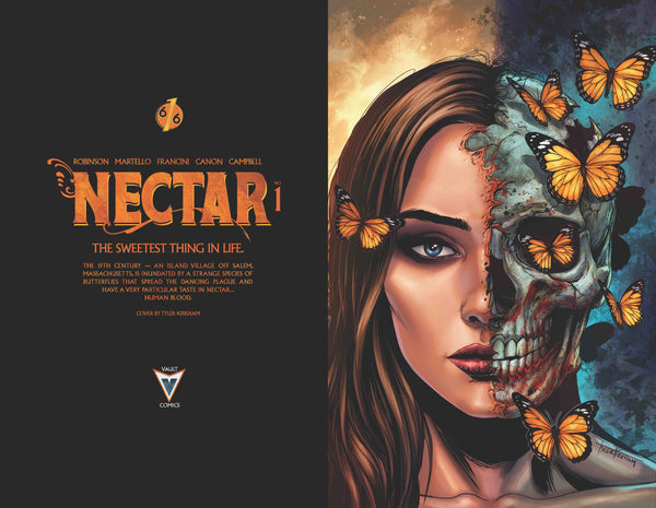 NECTAR #1 SECOND PRINTING TYLER KIRKHAM 616 COMICS Virgin FOIL Variant C LTD 500