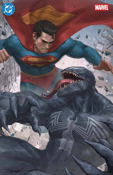 DC MARVEL SUPERMAN SPIDER-MAN #1 JEEHYUNG LEE 616 Virgin FOIL Variant C & JIMENEZ FOIL Cvr Y LTD 1000