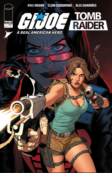 GI JOE TOMB RAIDER #1 MATTIA DE IULIS 616 COMICS Trade Dress & FOIL Virgin Variant AB Set LTD 750