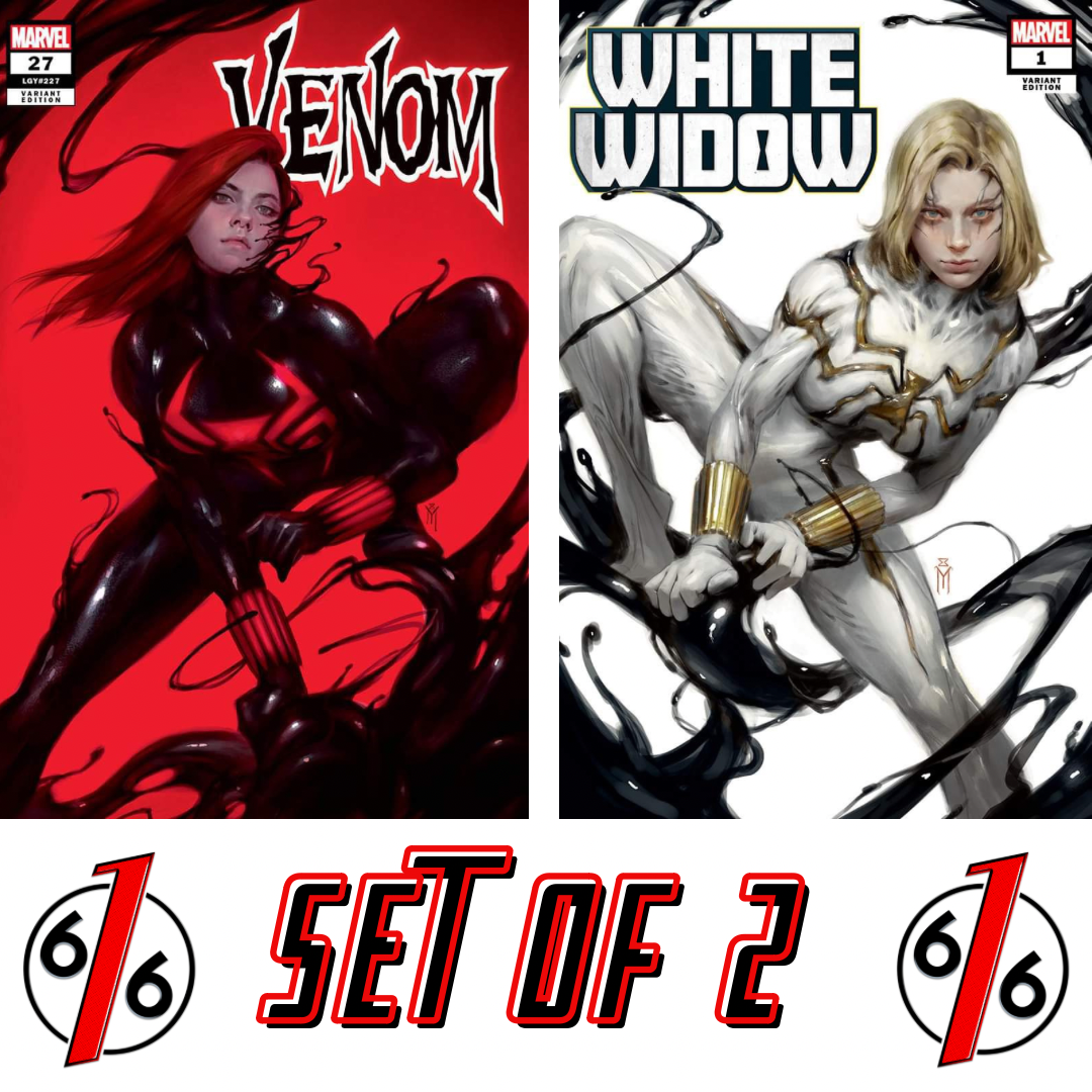 VENOM 27 & WHITE WIDOW 1 MIGUEL MERCADO Trade Dress Variant Set