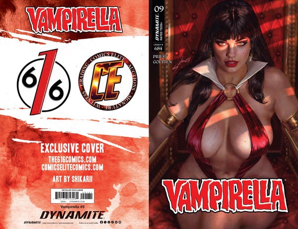VAMPIRELLA #9 SHIKARII 616 COMICS Trade Dress Variant A LTD 500