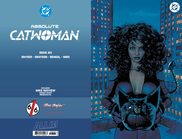 ABSOLUTE CATWOMAN #3 MIKE MAYHEW 616 COMICS Trade Dress & Virgin & Virgin FOIL Variant ABC Set LTD 1000