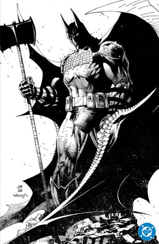 ABSOLUTE BATMAN #1 JIM LEE 1:100 B&W Ratio Card Stock Variant Cvr H