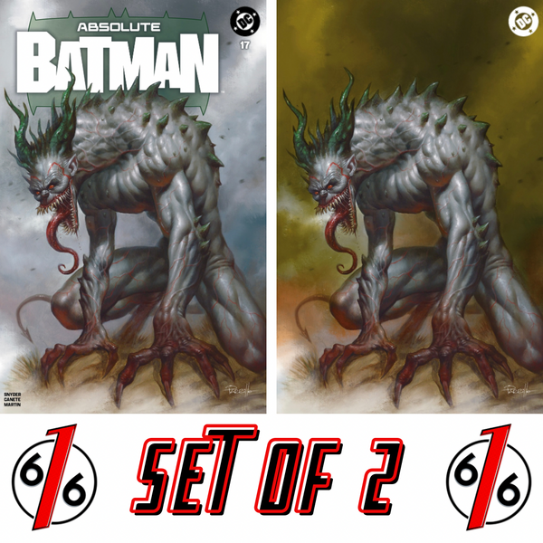 ABSOLUTE BATMAN #17 LUCIO PARRILLO Trade Dress & Virgin Variant AB Set LTD 1000