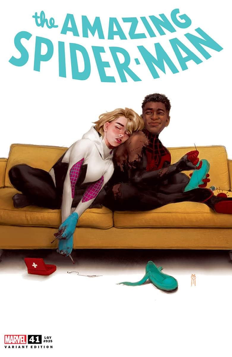 AMAZING SPIDER-MAN #41 MIGUEL MERCADO Trade Dress & Virgin Variant