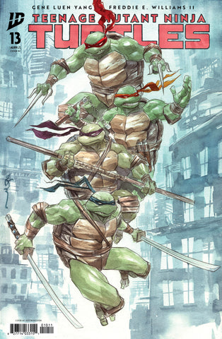 TEENAGE MUTANT NINJA TURTLES #13 DUSTIN NGUYEN 1:100 Ratio Variant