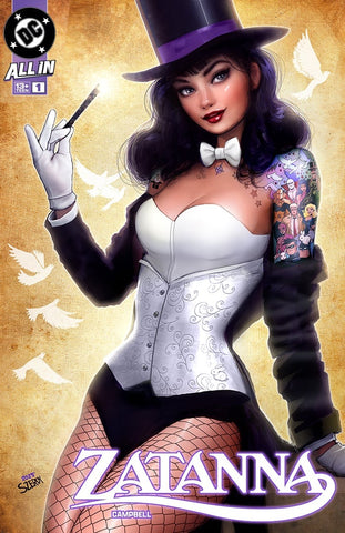 ZATANNA #1 NATHAN SZERDY 616 COMICS TATTOO Trade Dress Variant A LTD 3000