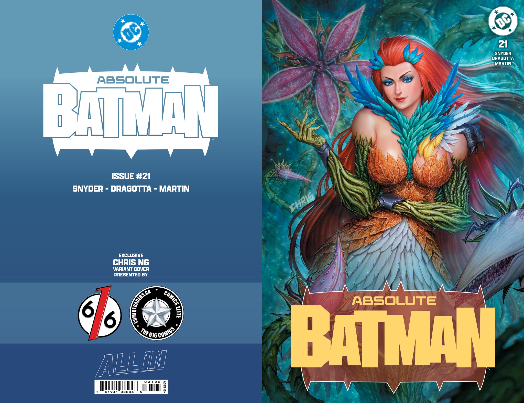 ABSOLUTE BATMAN #21 CHRIS NG 616 COMICS Variant & DRAGOTTA Cvr A