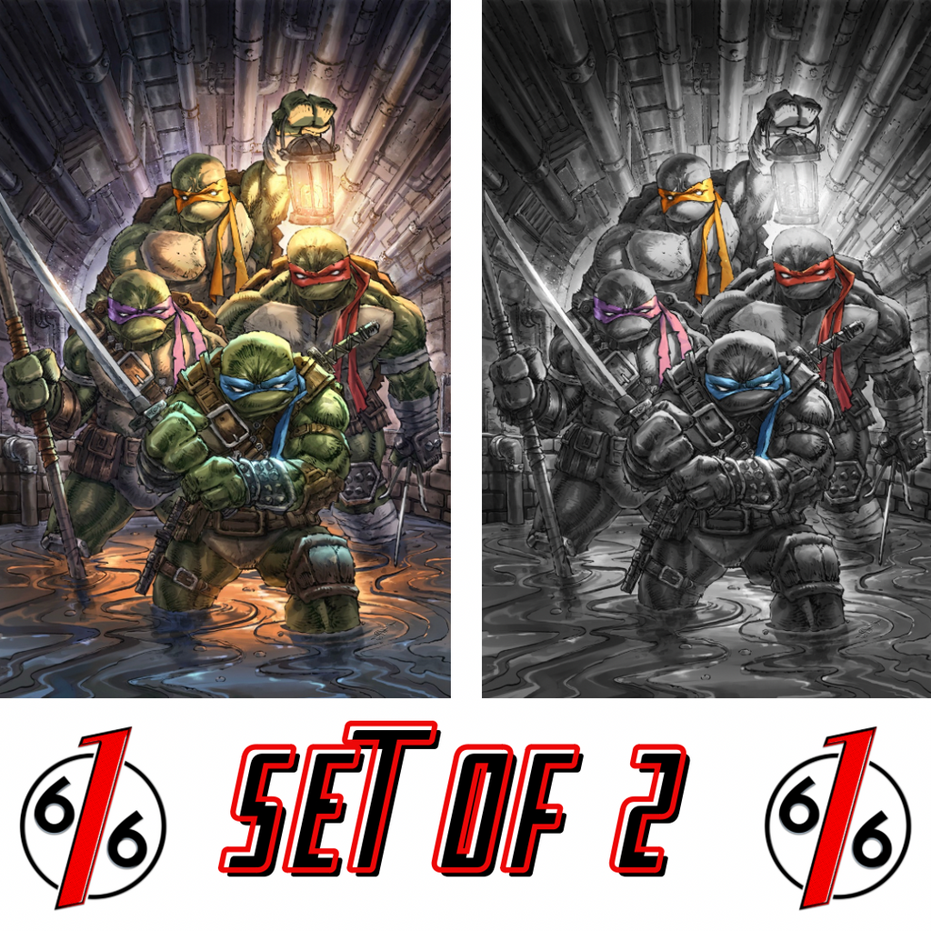 TEENAGE MUTANT NINJA TURTLES 2024 #1 ALAN QUAH Virgin Variant AB TEENAGE MUTANT NINJA TURTLES 2024 #1 ALAN QUAH Virgin Variant AB