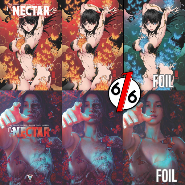 NECTAR #1 SECOND PRINTING GODTAIL & TIAGO DA SILVA 616 COMICS Variant ABC Set Of 6 LTD 500