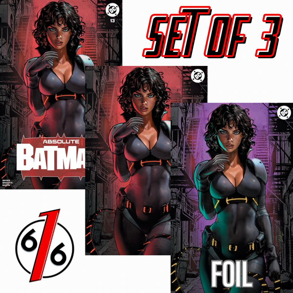 ABSOLUTE BATMAN #13 IVAN TALAVERA 616 Comics Trade Dress & Virgin & FOIL Variant Set LTD 1000