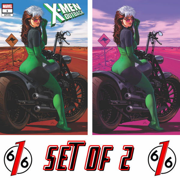 X-MEN OUTBACK  #1 IVAN TALAVERA 616 COMICS Trade Dress & Virgin Variant AB Set LTD 1000