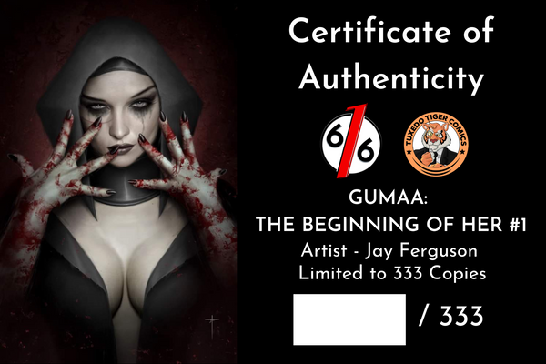 GUMAA BEGINNING OF HER 1 JAY FERGUSON & MOMOKO Variant Set LTD 333 COA