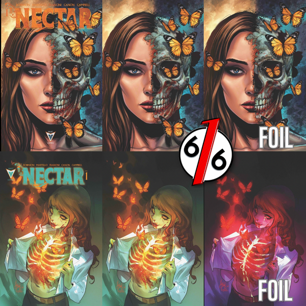 NECTAR #1 SECOND PRINTING TYLER KIRKHAM & MIRKA ANDOLFO Variant Set Of 6 LTD 500