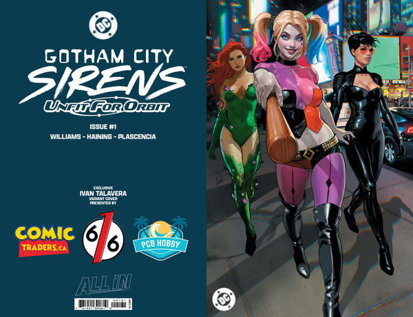 GOTHAM CITY SIRENS #1 TALAVERA 616 Virgin Variant B LTD 1000