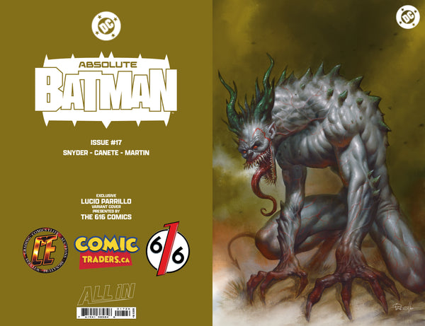 ABSOLUTE BATMAN #17 LUCIO PARRILLO 616 COMICS Virgin Variant B LTD 1000
