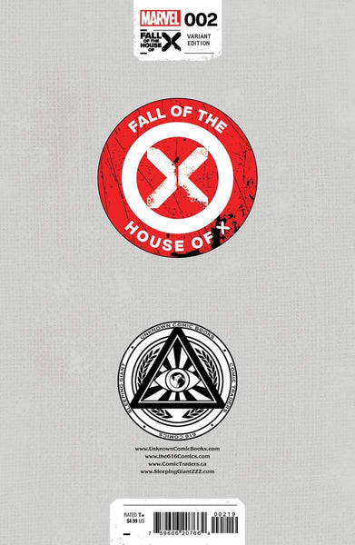 FALL OF THE HOUSE OF X #2 BEN HARVEY Trade Dress & Virgin Variant Set