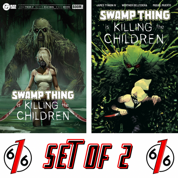 SWAMP THING IS KILLING THE CHILDREN #1 IVAN TALAVERA & WERTHER DELL’EDERA Variant Set LTD 1000