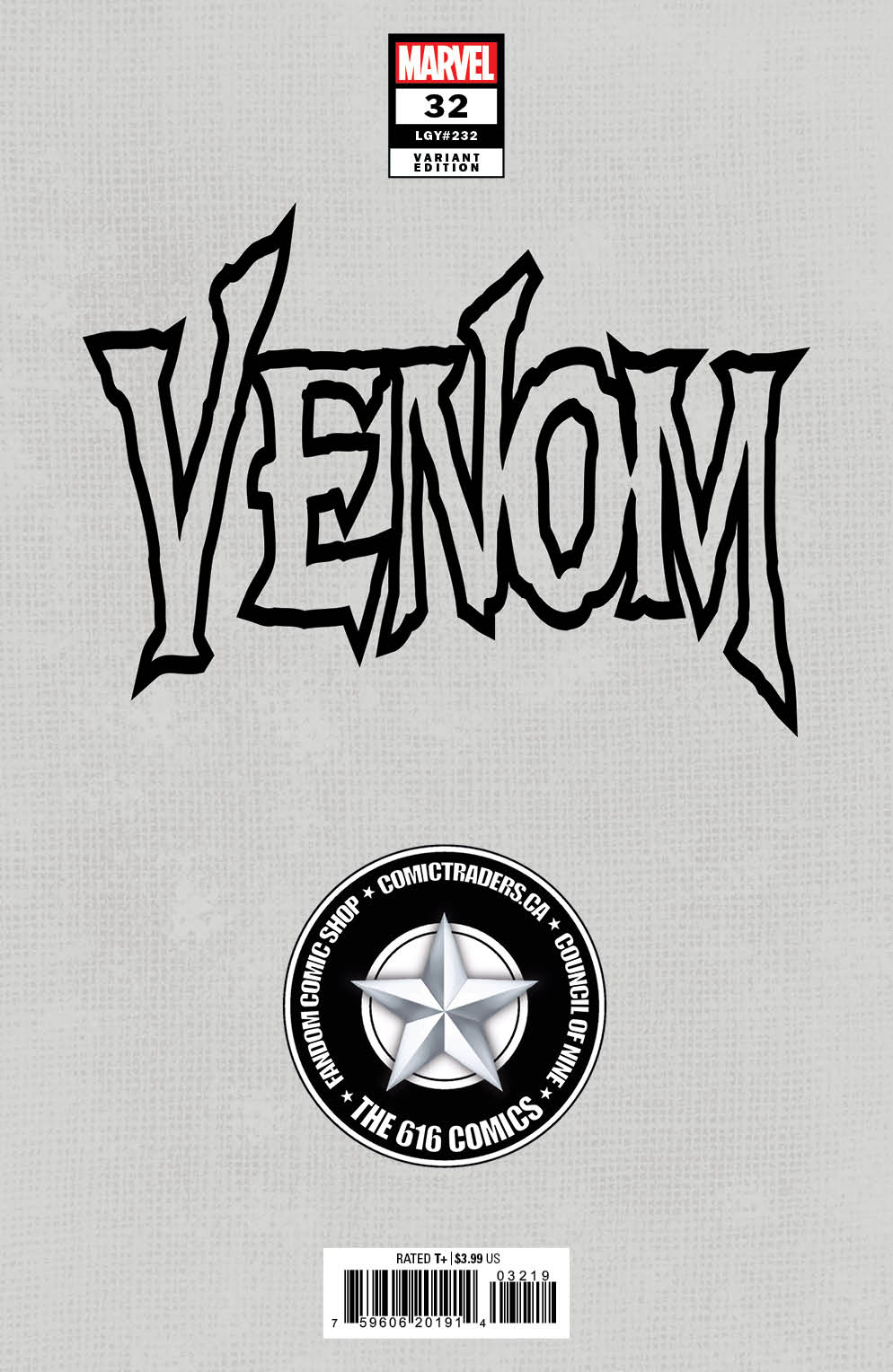 VENOM #32 NATHAN SZERDY 616 Trade Dress Variant LTD 3000 – The 616