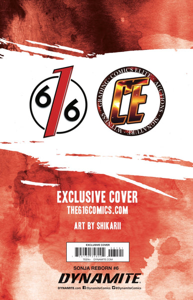 SONJA REBORN #6 SHIKARII 616 COMICS Trade Dress Variant A LTD 500