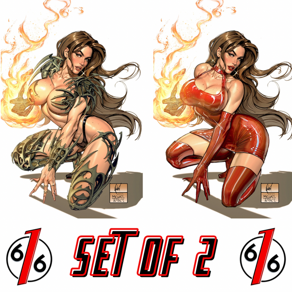 WITCHBLADE #14 CEDRIC POULAT 616 Michael Turner Virgin Homage Variant Set LTD 500