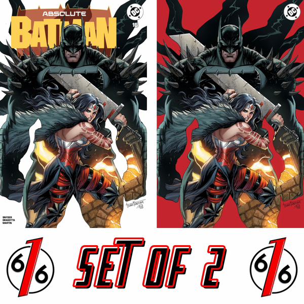 ABSOLUTE BATMAN #16 TYLER KIRKHAM 616 COMICS Variant AB Set LTD 1000