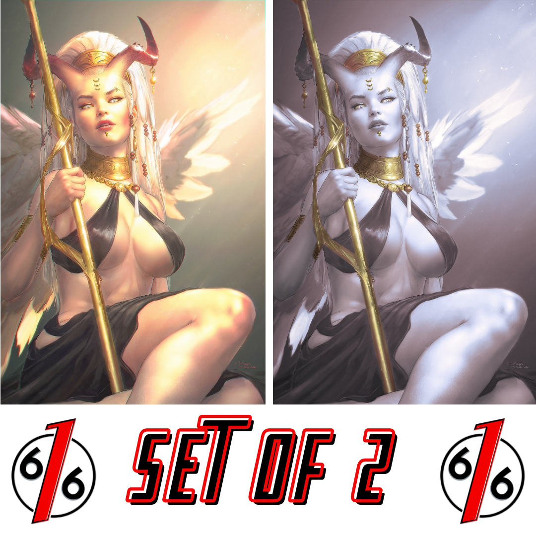 DARKNESS #1 TIAGO DA SILVA 616 COMICS Virgin Variant Set LTD 500