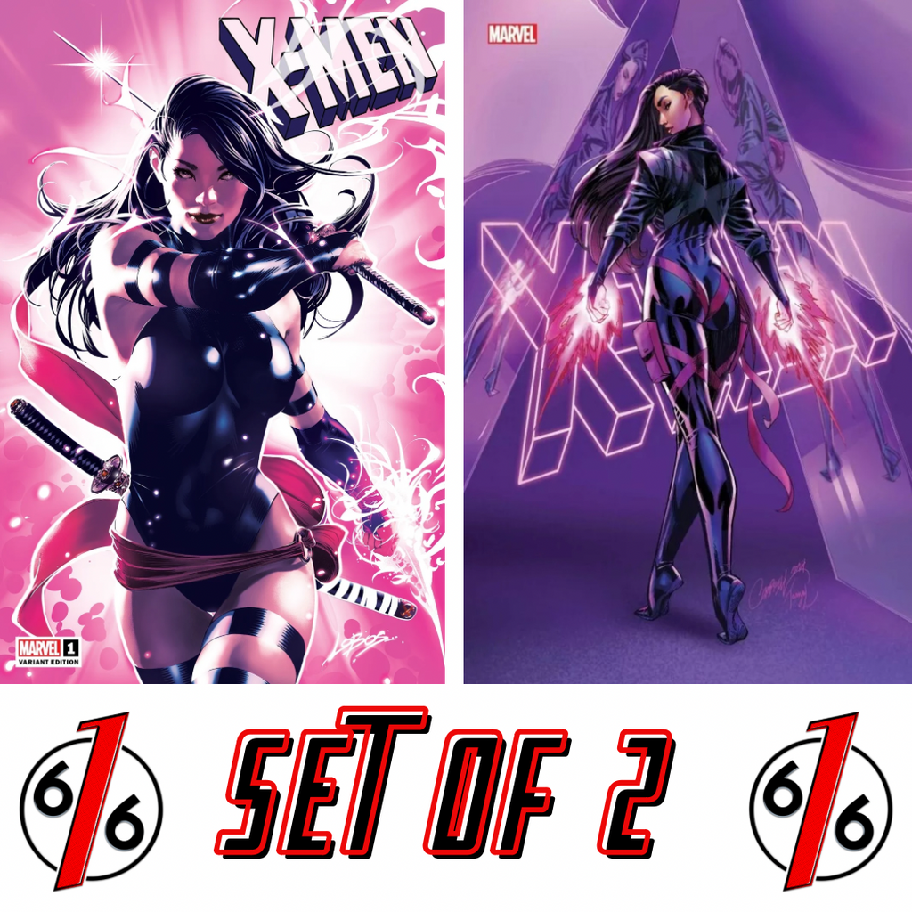 X-MEN #1 LOBOS & J SCOTT CAMPBELL Variant Set PSYLOCKE LTD 3000 X-MEN #1 LOBOS & J SCOTT CAMPBELL Variant Set PSYLOCKE LTD 3000