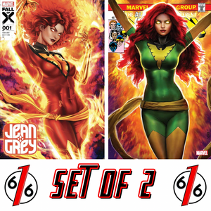 PHOENIX VARIANT SET SZERDY X-Men #101 Facsimile & ARIEL DIAZ Jean Grey #1