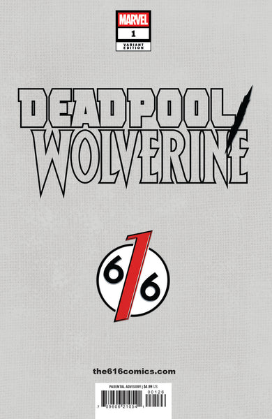 DEADPOOL WOLVERINE #1 KAARE ANDREWS 616 Virgin Variant LTD 1000