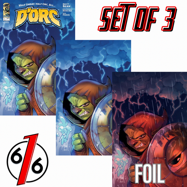 DORC #1 4th PTG MIRKA ANDOLFO 616 COMICS Trade & Virgin & FOIL Variant ABC Set LTD 500